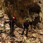 on Mauri e Miki Ferrata Burrone Giovanelli